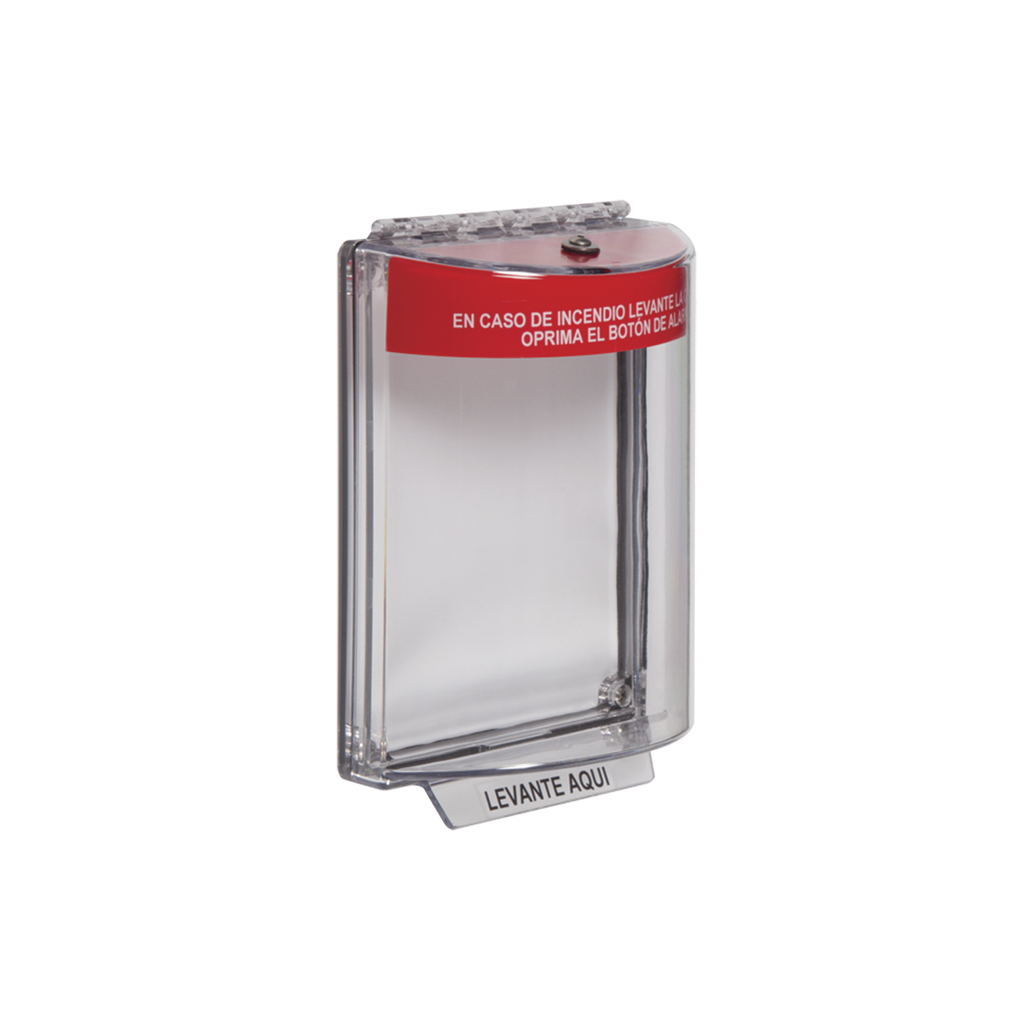 Cubierta Transparente Serie Universal Stopper®, Texto De Incendio En Español