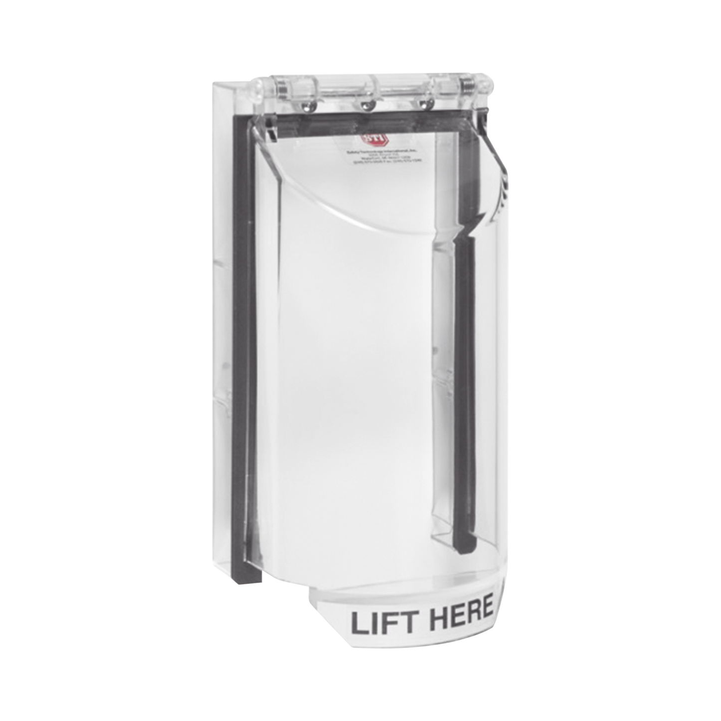 Cubierta De Policarbonato Serie Bopper Stopper®, Para Lectora, Sin Llave, Transparente, Texto En Inglés