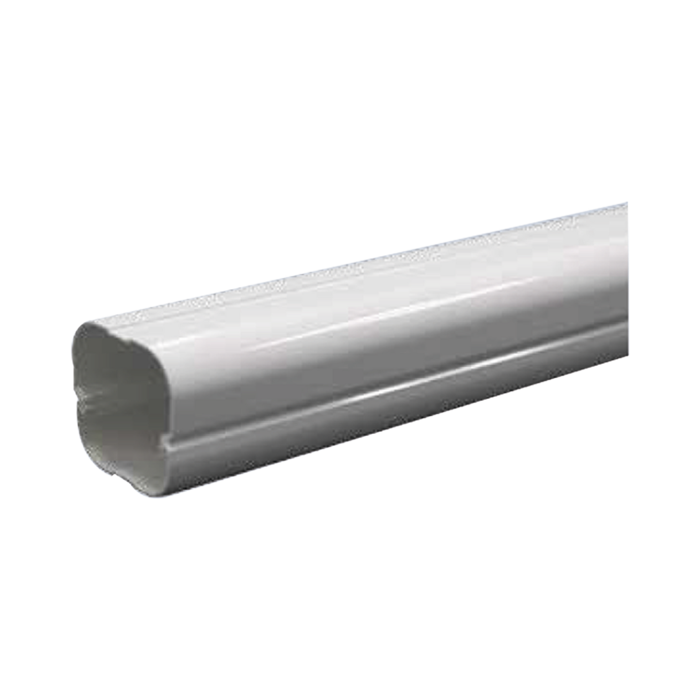 Kit de Canaletas Para la Organización de Tuberías y Cables Eléctricos en Instalaciones de Aire Acondicionado, Uso en Interiores y Exteriores, PVC Rígido, Ideal Para Minisplit, Contenido de Kit (11 Piezas), (3000-00000)