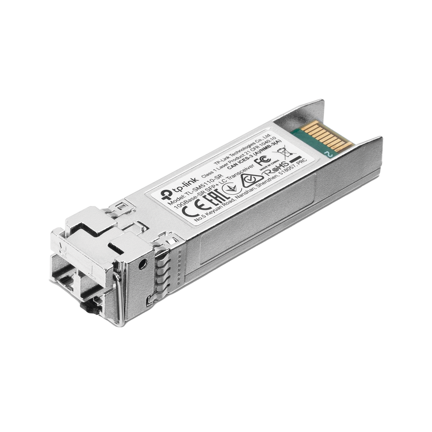 Transceptor mini-GBIC SFP+ / Duplex Multimodo 10GBase / Distancia 300 metros / Conector LC