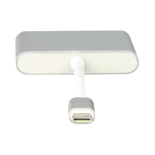 Adaptador Multipuerto USB-C 3.1 A HDMI 4K / USB 3.0 / USB – C / Alta Velocidad de Transmisión de Datos / Admite Carga Rápida (PD) en el Puerto USB – C