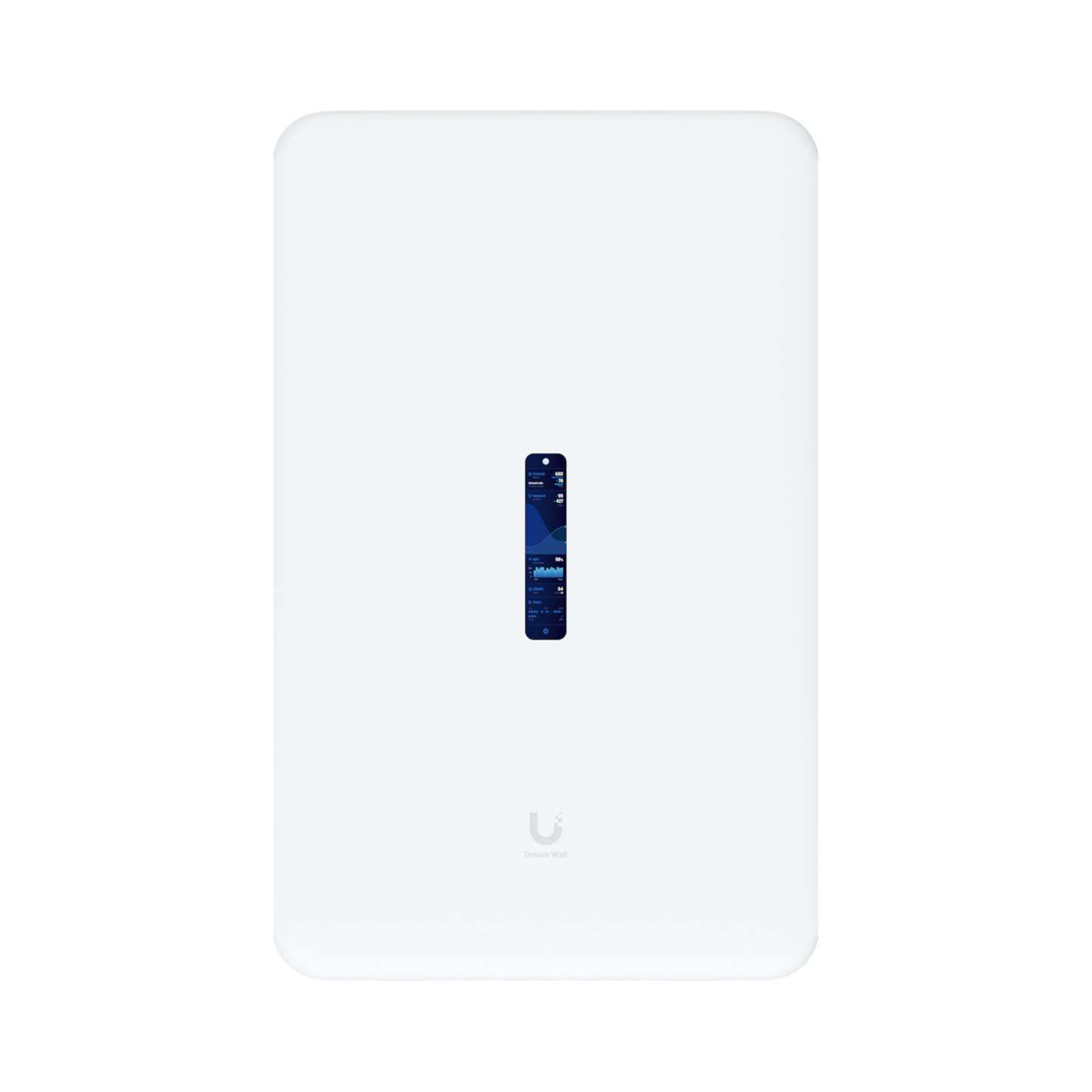 UniFi Dream Wall Machine, TODO en uno: Cloud Gateway: Administre todas las aplicaciones UniFi / Switch 17 puertos GbE POE/ WiFi 6 Mu-MIMO 4x4 / almacenamiento interno 128 GB SSD (expandible con bahia)