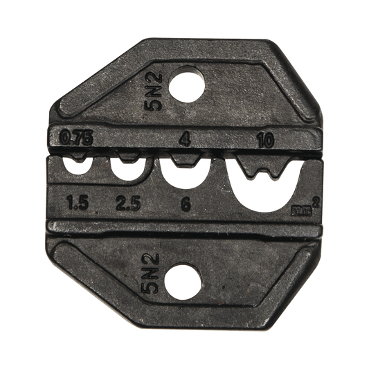 Matriz Ponchadora para Terminales sin Aislamiento, 8-18 AWG. Compatible con Pinza Ponchadora VDV200-010.