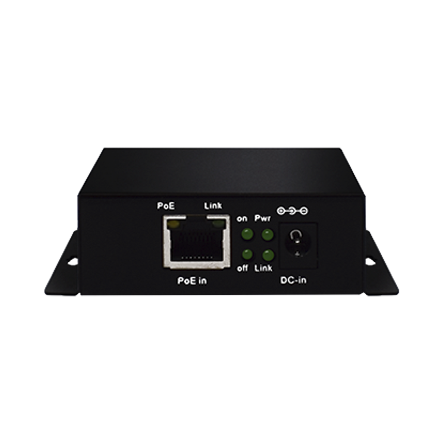 Inyector PoE Extenido Industrial / PoE 802.3 af/at Hasta 30W / Conexión plug and play / Alcance de hasta 250 metros / Aplicaciones CCTV / Alimentación PoE af/at o Vcc 37-57 Vcc