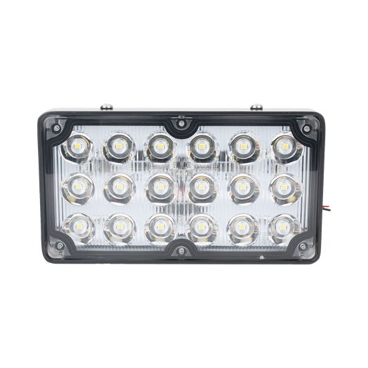 Luz de Escena de 6X3", Color Claro, Ideal para Ambulancias y Vehiculos de Trabajo